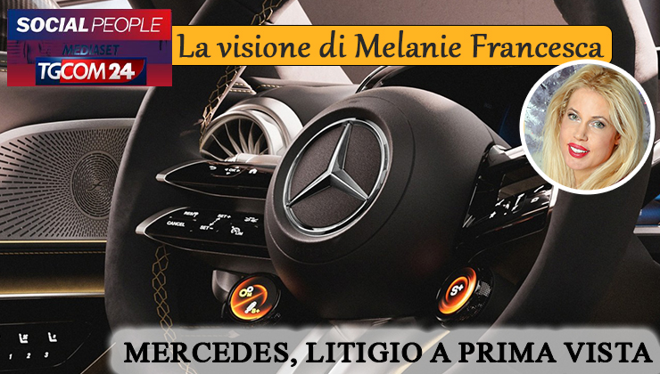 Melanie Francesca TgCom mercedes 1